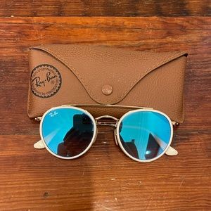 Round Double Bridge Raybans